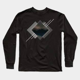 mountain geometry Long Sleeve T-Shirt